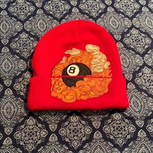 supreme 8 ball hat